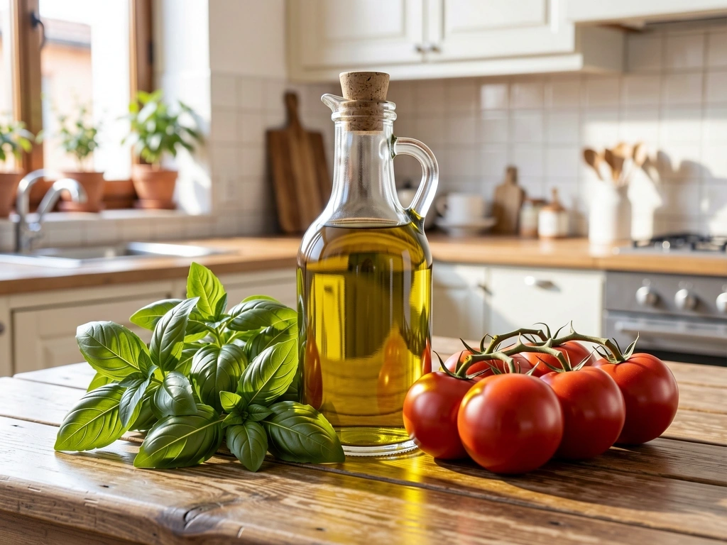 Ingredienti freschi della tradizione italiana